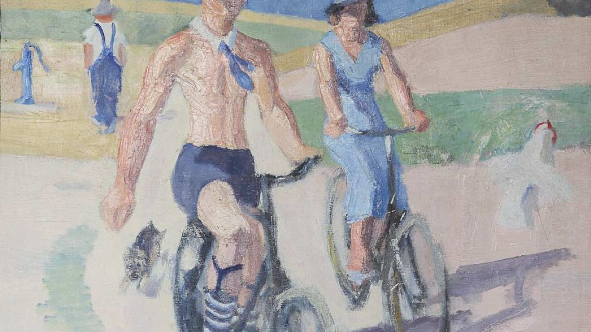 Victor Brockdorff | Cyklister, 1935 | Odsherreds Kunstmuseum